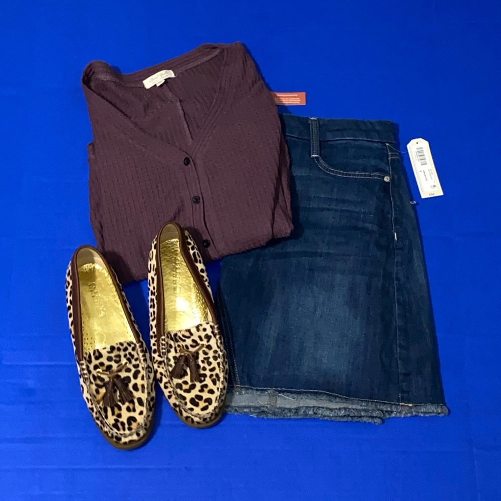 Brand new blue jean skirt